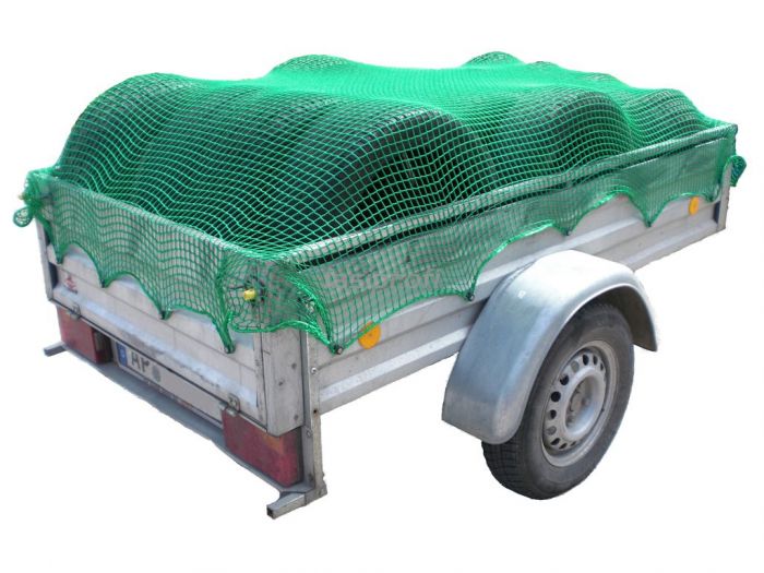 CargoVA® Feinmaschiges Anhängernetz 2x3m - Schwarzes feinmaschiges