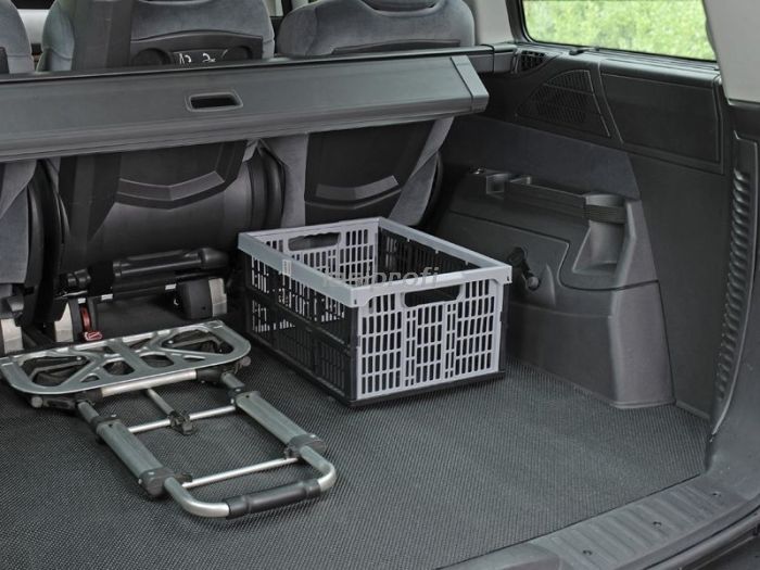 Kofferraummatte 108x140cm PVC schwarz zuschneidbar Laderaummatte  Kofferraumschutz
