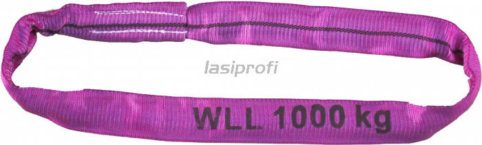 Lasiprofi Doppelmantel-Rundschlinge WLL 1000 kg Nutzlänge: 2,0 m
